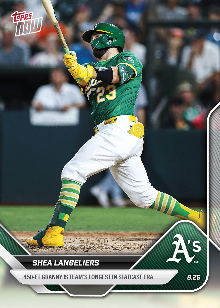 Shea Langeliers - 2025 MLB Topps NOW® - Card 610 - PR: 534