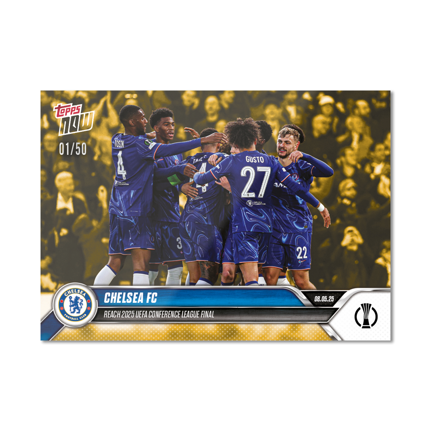 Chelsea FC - 2024-25 UECL Topps NOW® - Card 10 - PR: 218