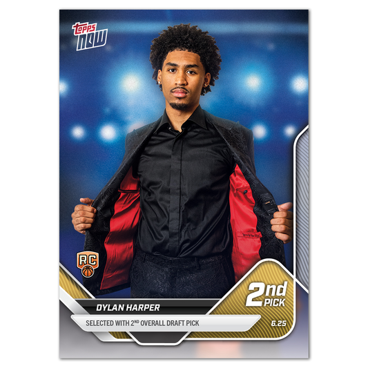 Dylan Harper - 2025 Topps NOW® Basketball - Card D2 - LOOK FOR AUTOS - PR: 11,207