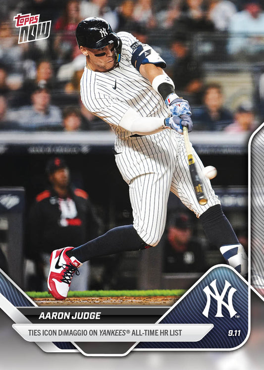 Aaron Judge - 2025 MLB Topps NOW® - Card 695 - PR: 6599