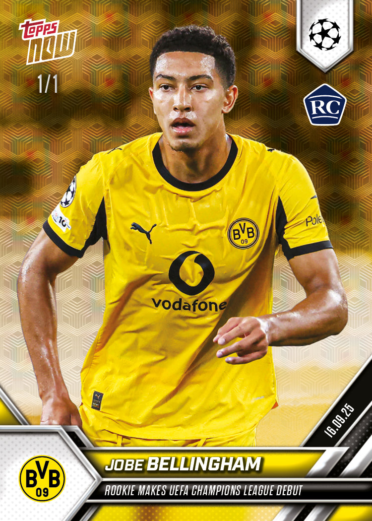 Jobe Bellingham - 2025-26 UCL Topps NOW® Card 12 - PR: 1460