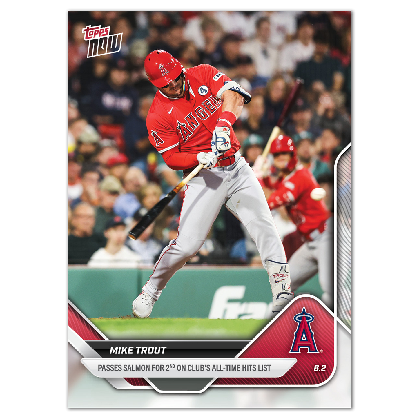 Mike Trout - 2025 MLB Topps NOW® - Card 248 - PR: 1333