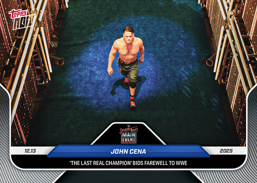 John Cena - 2025 WWE Topps NOW® - Card 137 - PR: 40796