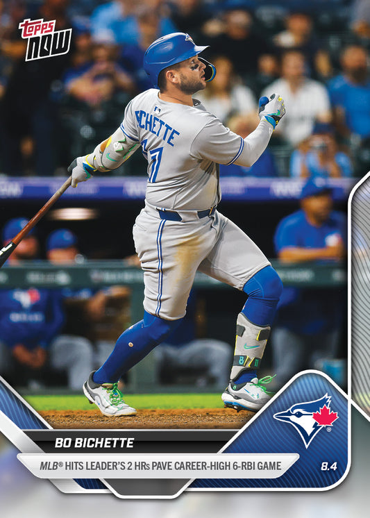 Bo Bichette - 2025 MLB Topps NOW® - Card 517 - PR: 436