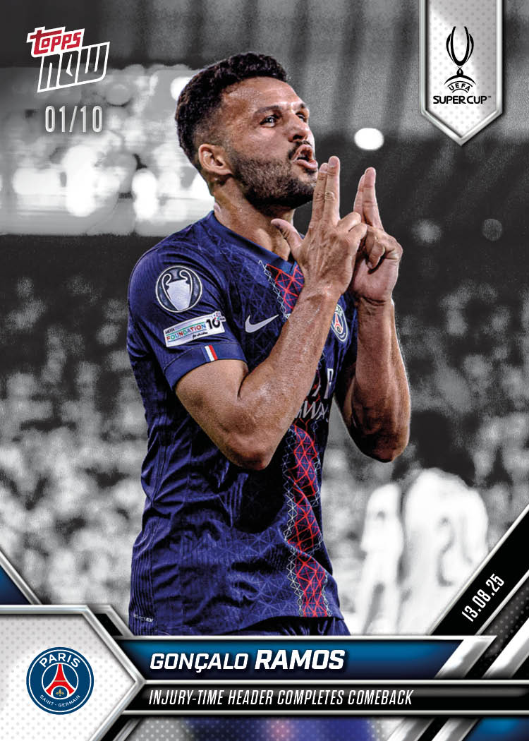 Gonçalo Ramos - 2025-26 UCL Topps NOW® Card 3 - PR: 303
