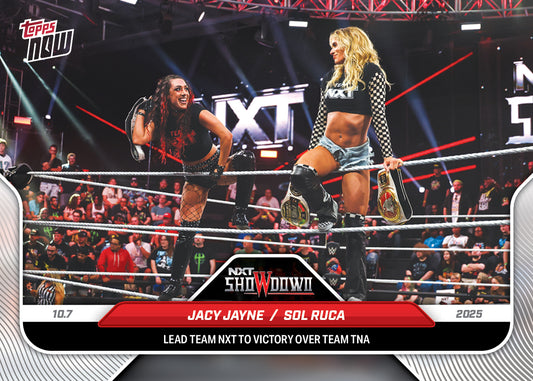 Jacy Jayne / Sol Ruca - 2025 WWE Topps NOW® - Card 101 - PR: 703
