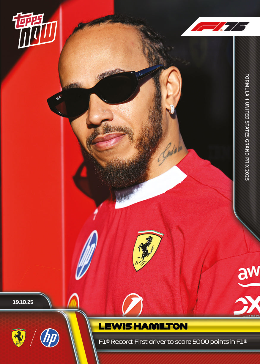Lewis Hamilton - 2025 Formula 1® Topps NOW® - Card 70 - PR: 7103