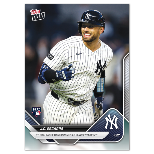 J.C. Escarra - 2025 MLB Topps NOW® - Card 114 - PR: 997