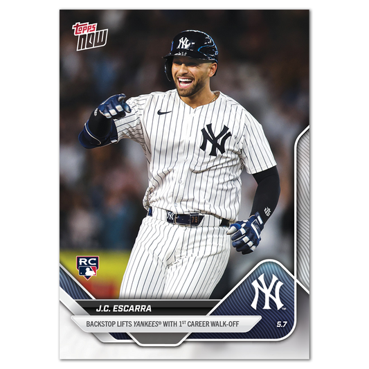 J.C. Escarra - 2025 MLB Topps NOW® - Card 153 - PR: 1247