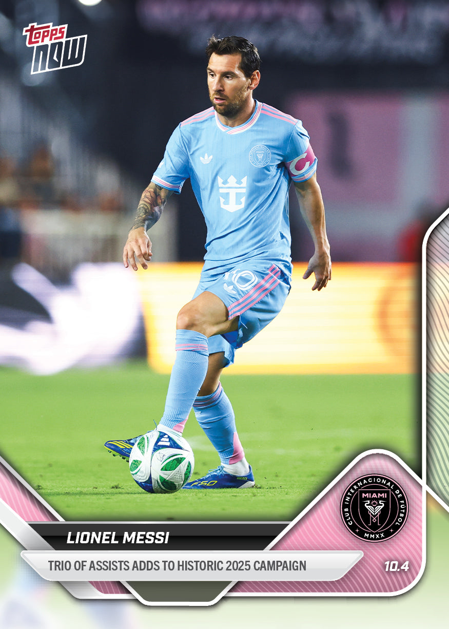 Lionel Messi - 2025 MLS Topps NOW® - Card 107 - PR: 1935