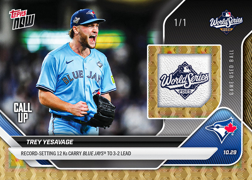 Trey Yesavage - 2025 MLB Topps NOW® - Card 913 - PR: 14898