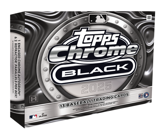 2025 Topps Chrome® Black Baseball - Hobby Box
