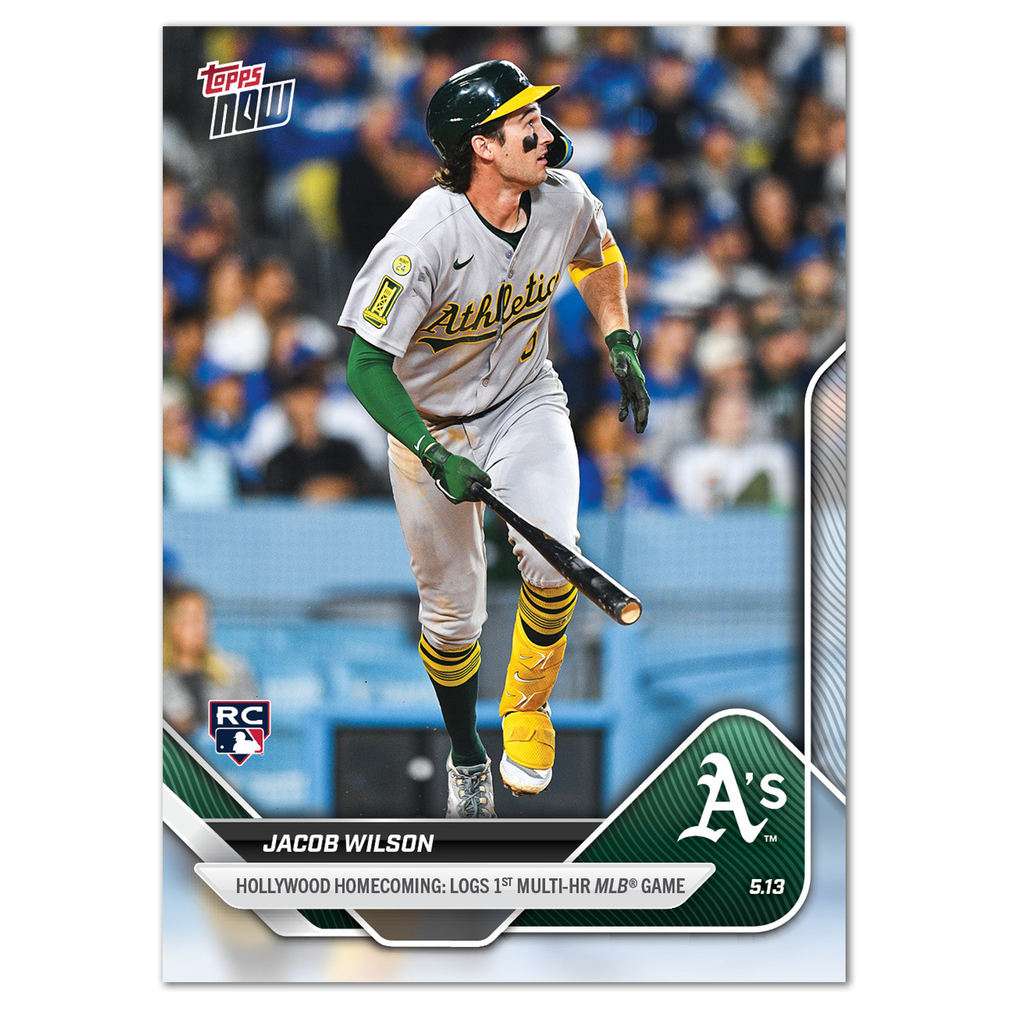 Jacob Wilson - 2025 MLB Topps NOW® - Card 177 - PR: 1492