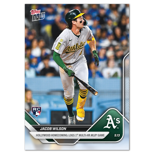 Jacob Wilson - 2025 MLB Topps NOW® - Card 177 - PR: 1492