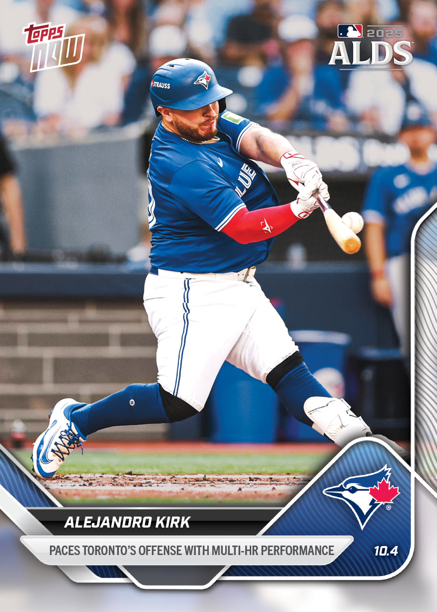 Alejandro Kirk - 2025 MLB Topps NOW® - Card 820 - PR: 673