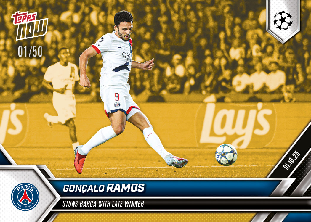 Gonçalo Ramos - 2025-26 UCL Topps NOW® - Card 29