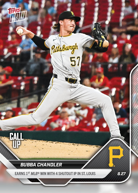 Bubba Chandler - 2025 MLB Topps NOW® - Card 617 - PR: 2211