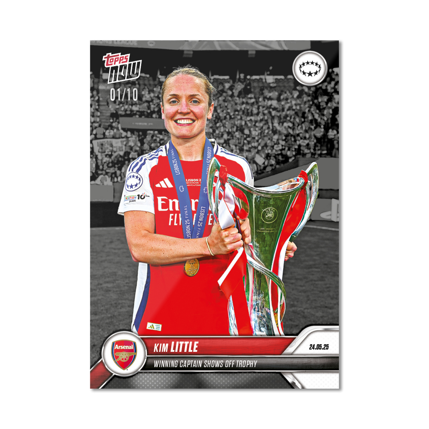 Kim Little - 2024-25 UWCL Topps NOW® - Card 28 - PR: 578