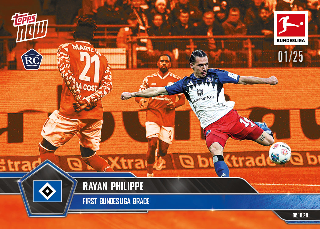 Rayan Philippe - 2025-26 Bundesliga Topps NOW® - Card 40 - PR: 441