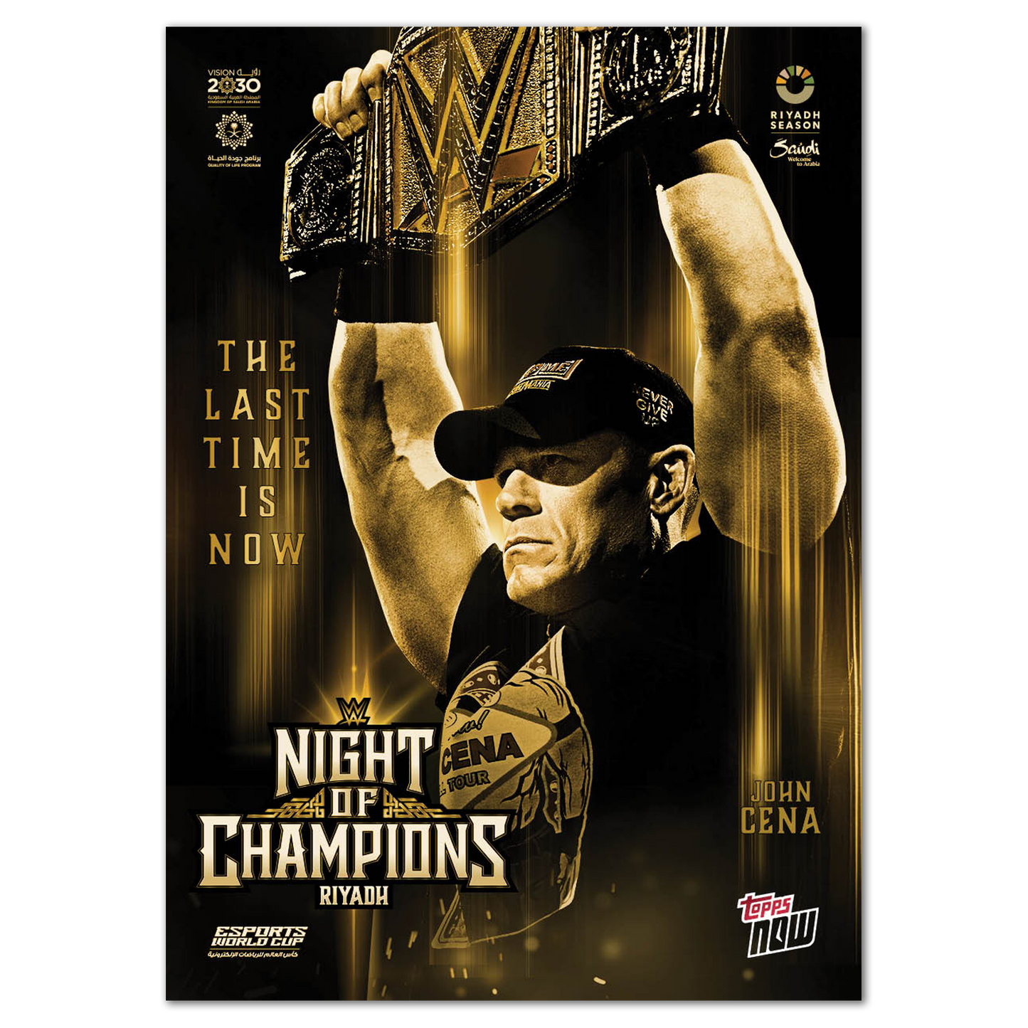 John Cena - 2025 WWE Topps NOW® - Card NIOC  - PR: 2139
