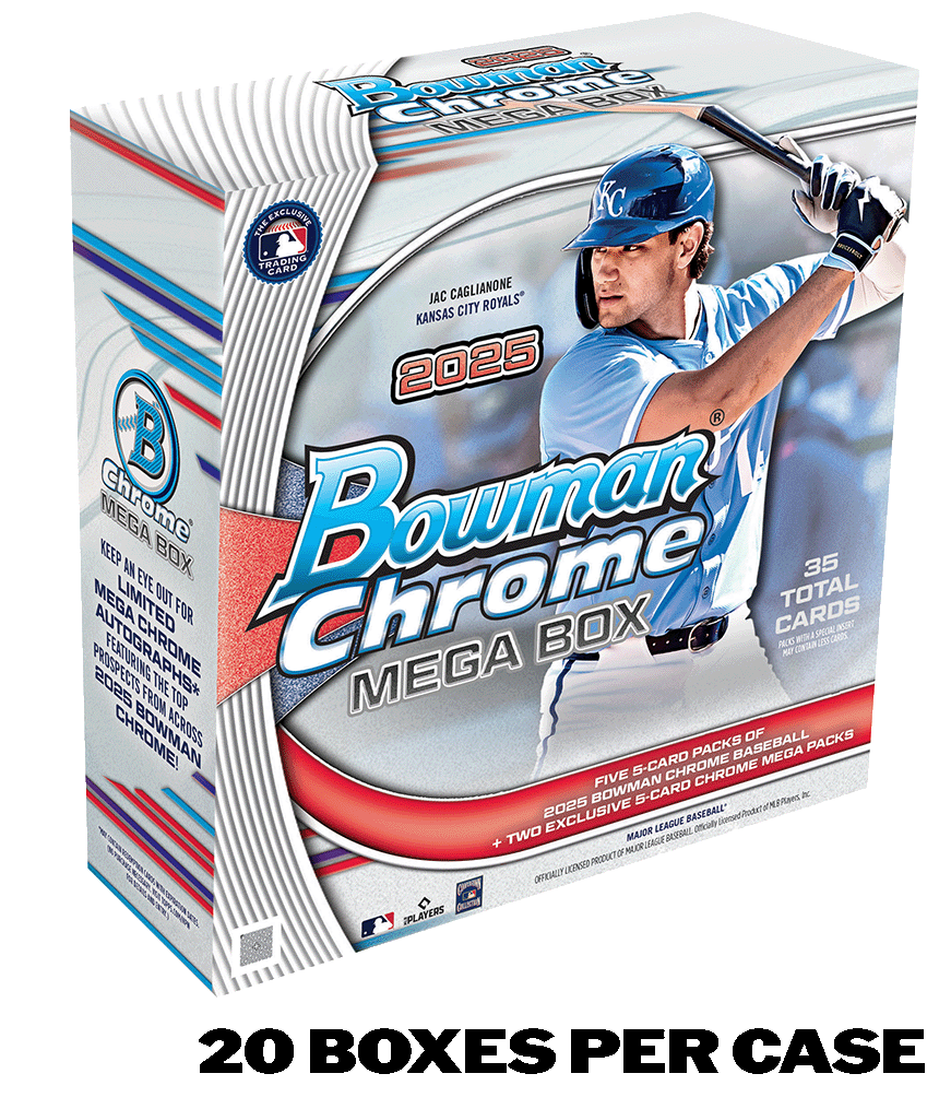2025 Bowman Chrome® Baseball - Mega Box - Sealed Case