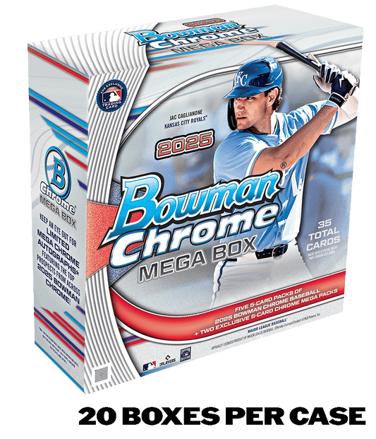 2025 Bowman Chrome® Baseball - Mega Box - Sealed Case