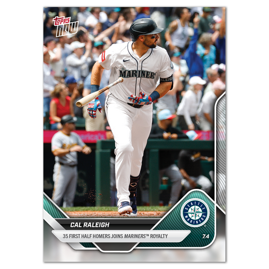Cal Raleigh - 2025 MLB Topps NOW® - Card 384 - PR: 1598