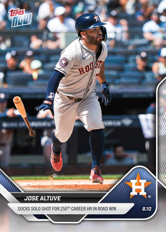 Jose Altuve - 2025 MLB Topps NOW® - Card 544 - PR: 728