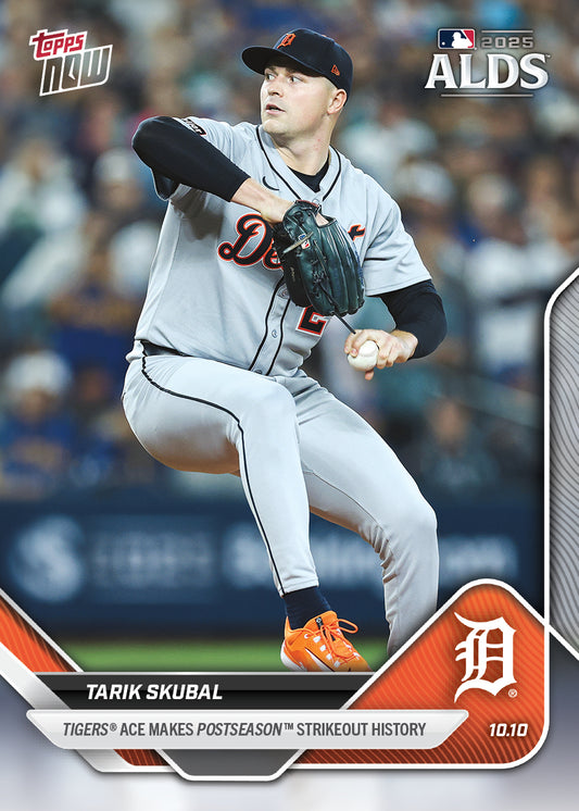 Tarik Skubal - 2025 MLB Topps NOW® - Card 851 - PR: 1623