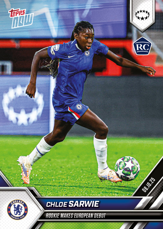 Chloe Sarwie - 2025-26 UWCL Topps NOW® - Card 2