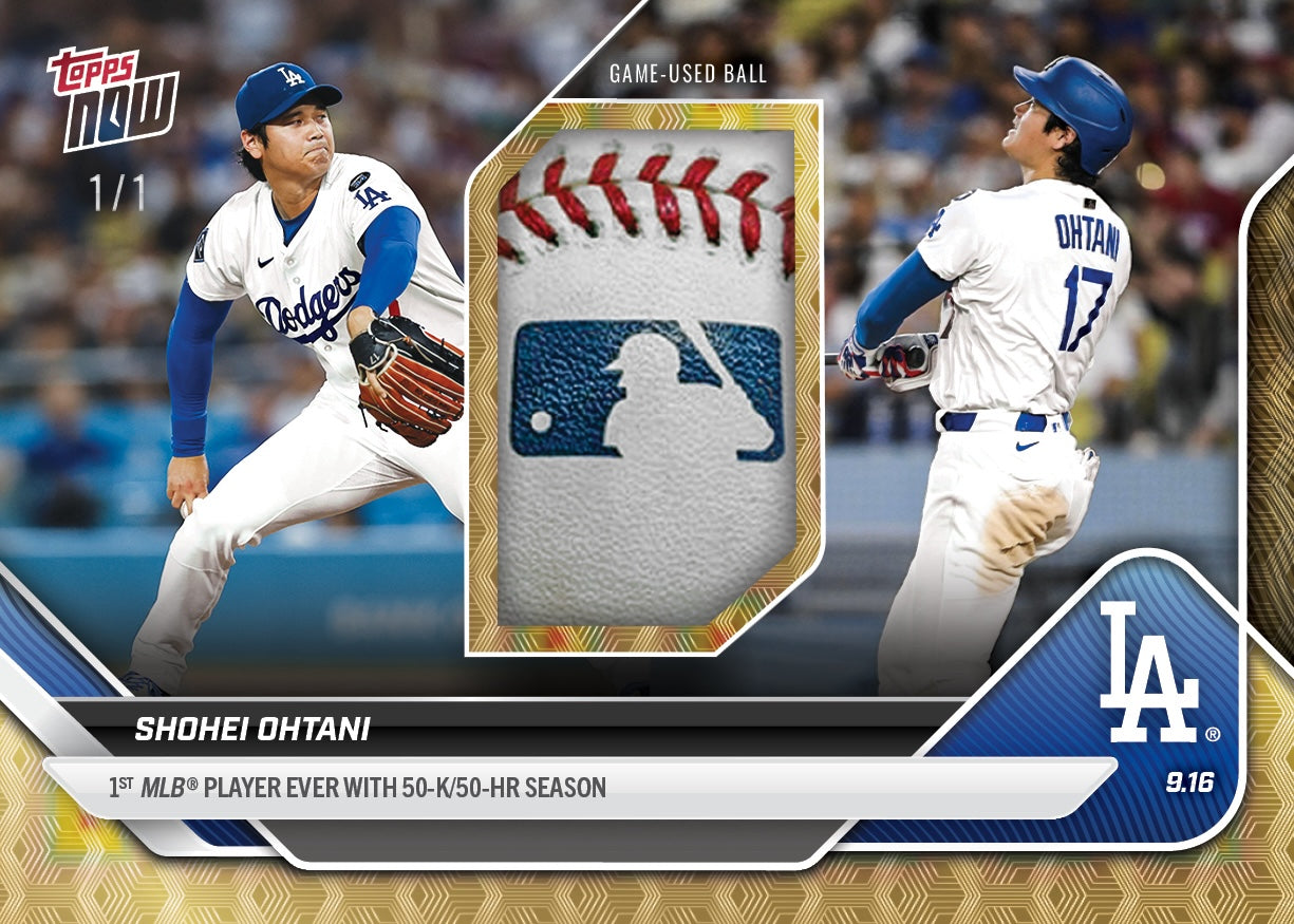 Shohei Ohtani - 2025 MLB Topps NOW® - Card 721 - LOOK FOR RELICS - PR: 62411