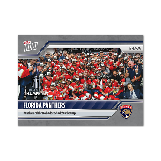 Florida Panthers - 2024-25 NHL Topps NOW® - Sticker # 210 Pack - PR: 1105