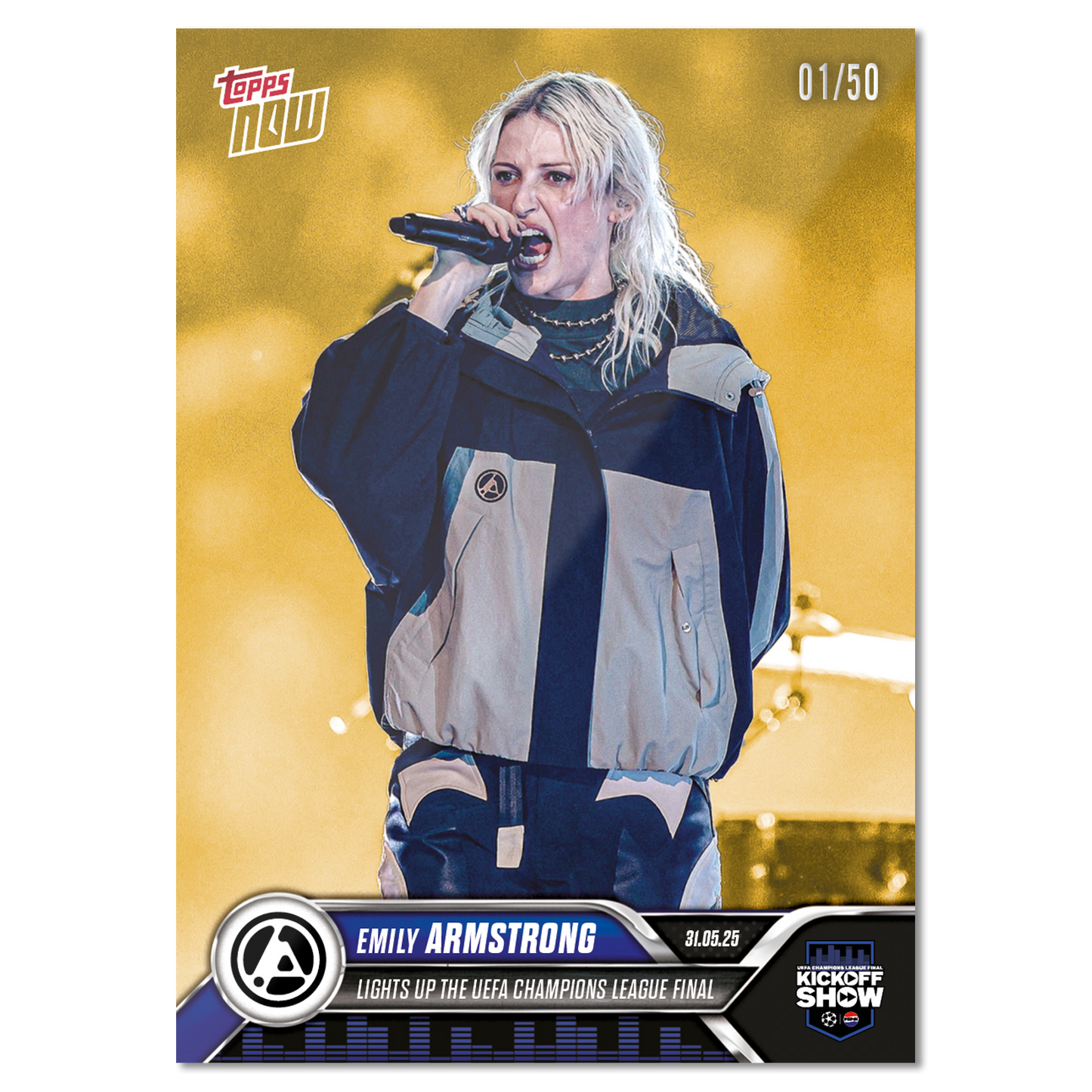 Emily Armstrong - 2024-25 UCL Topps NOW® - Card 168 - LOOK FOR AUTOS - PR: 4032