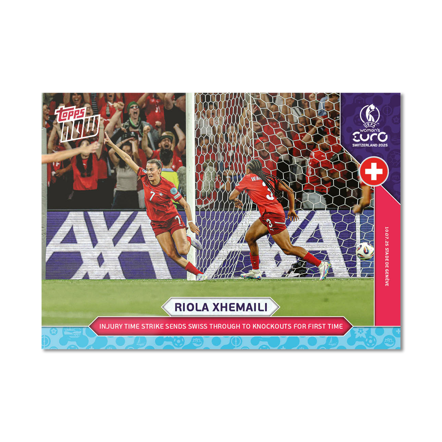 Riola Xhemaili - UEFA Women’s EURO 2025™ Topps NOW®  - Card 14 - PR: 101