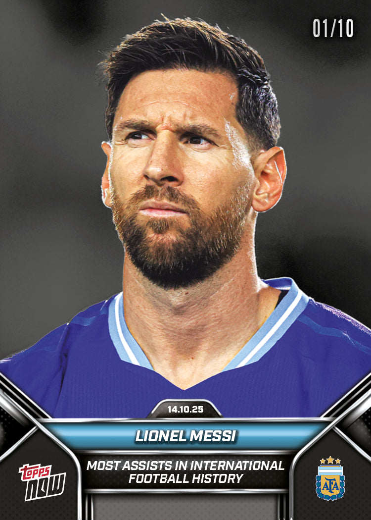 Lionel Messi - 2024-25 Argentina Topps NOW® - Card 3 - PR: 8429
