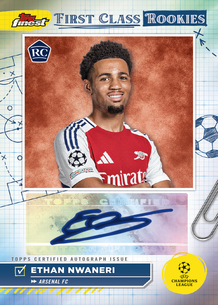 2024/25 Topps Finest UEFA Club Competitions - Hobby Box - Sealed Case