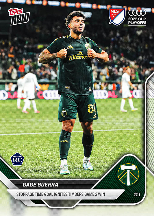 Gage Guerra - 2025 MLS Topps NOW® - Card 126