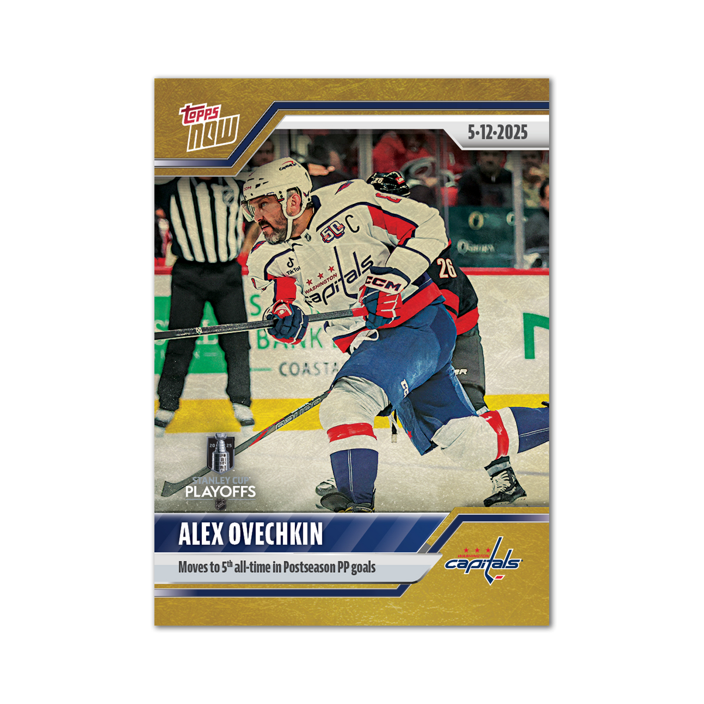 Alex Ovechkin - 2024-25 NHL Topps NOW® - Sticker # 181 Pack - PR: 465