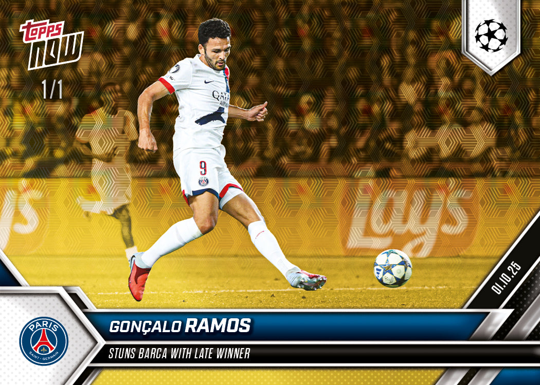 Gonçalo Ramos - 2025-26 UCL Topps NOW® - Card 29