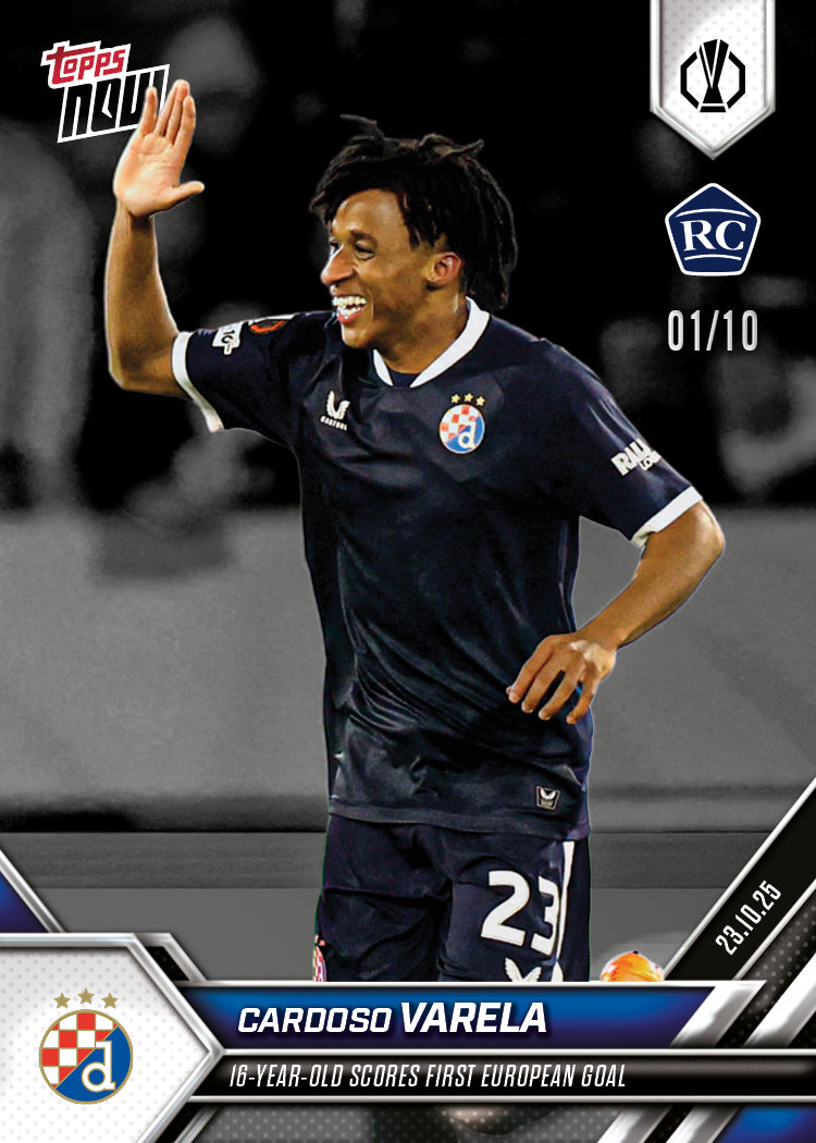 Cardoso Varela - 2025-26 UEL Topps NOW® - Card 7