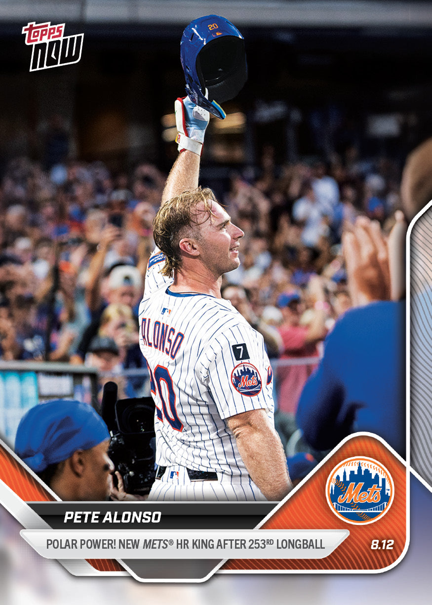 Pete Alonso - 2025 MLB Topps NOW® - Card 553 - LOOK FOR AUTOS & AUTO-RELICS - PR: 20994