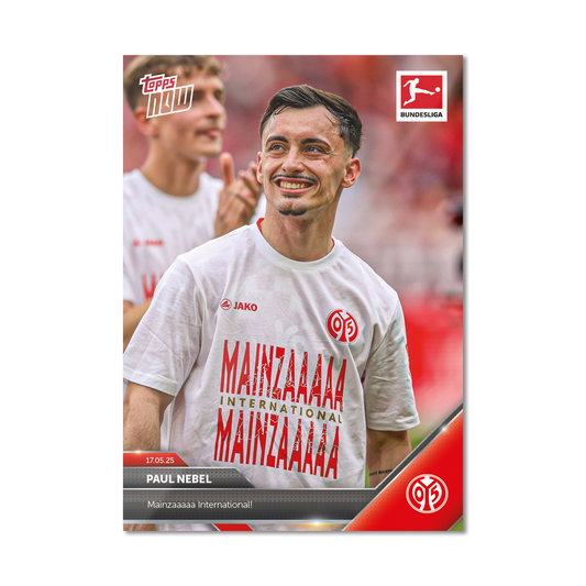 Paul Nebel - 2024-25 Bundesliga Topps NOW® - Card 191 - PR: 112