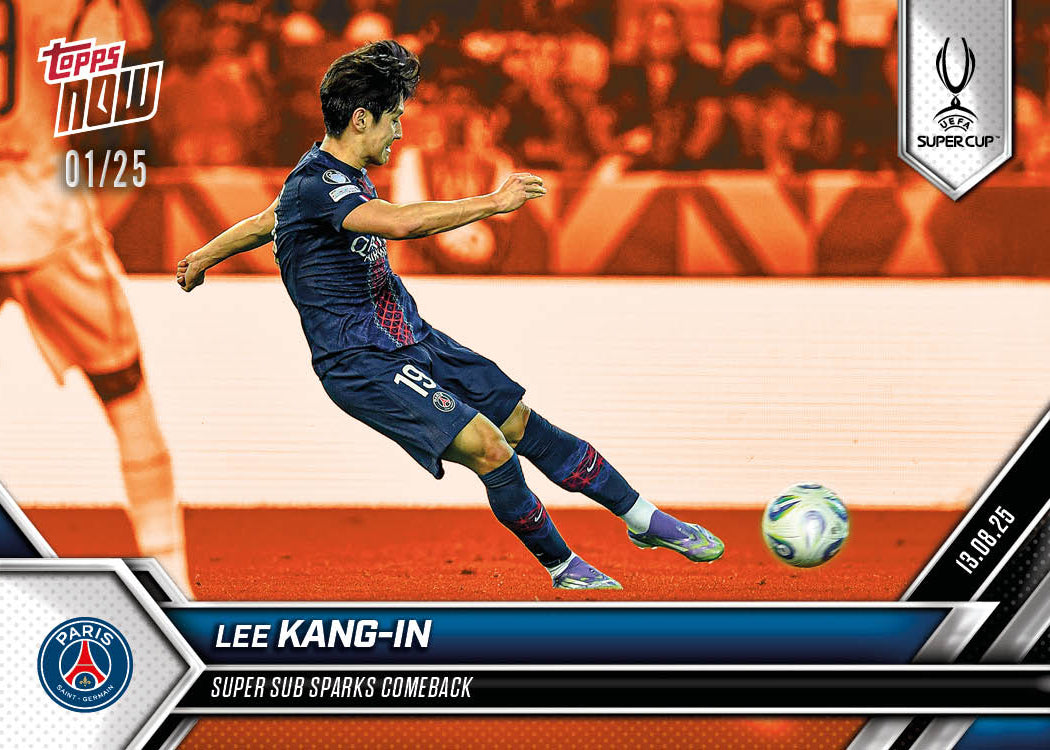 Lee Kang-in - 2025-26 UCL Topps NOW® Card 4 - PR: 645
