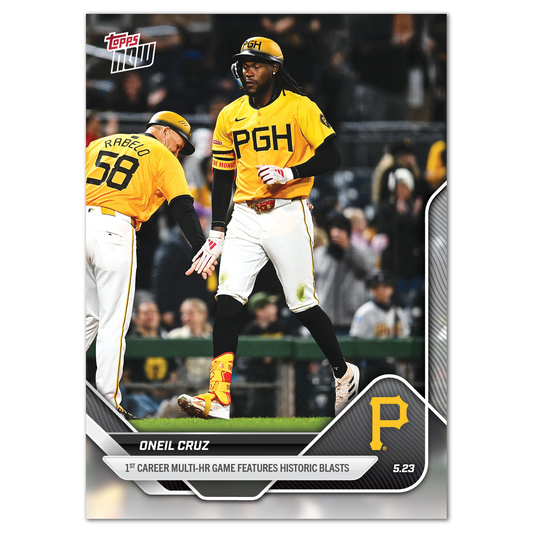 Oneil Cruz - 2025 MLB Topps NOW® - Card 206 - PR: 577