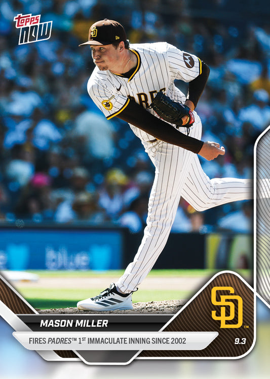 Mason Miller - 2025 MLB Topps NOW® - Card 653 - PR: 870