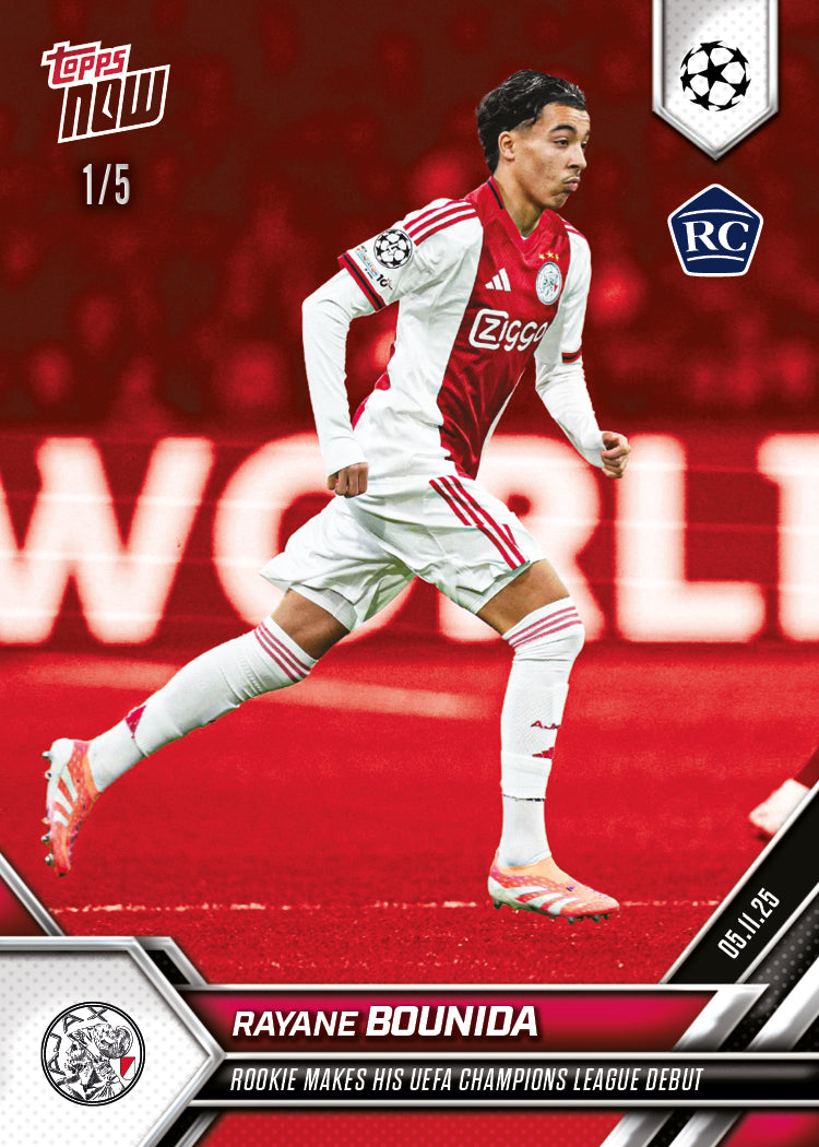 Rayane Bounida - 2025-26 UCL Topps NOW® - Card 50