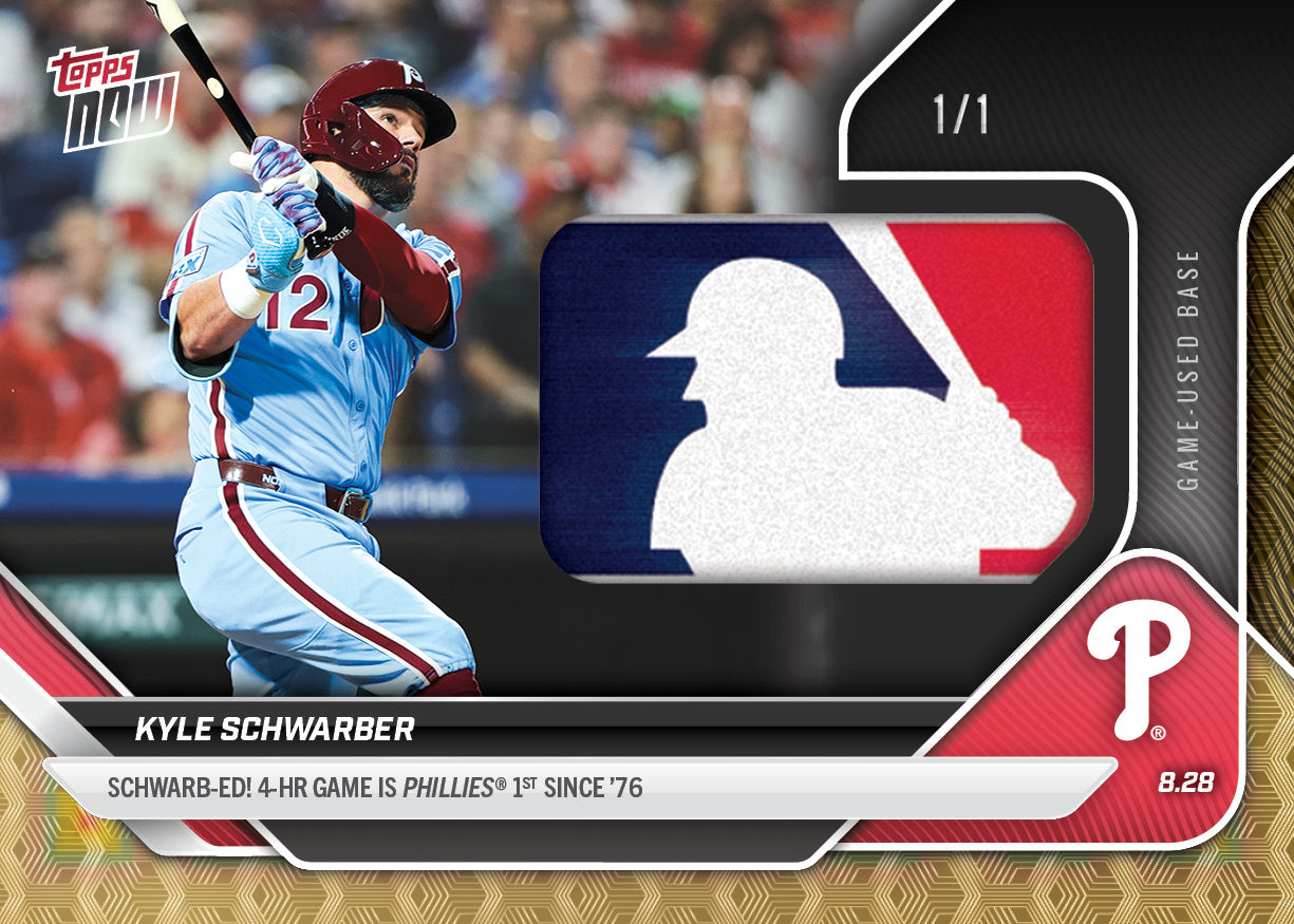 Kyle Schwarber - 2025 MLB Topps NOW® - Card 625 - LOOK FOR RELICS - PR: 14080