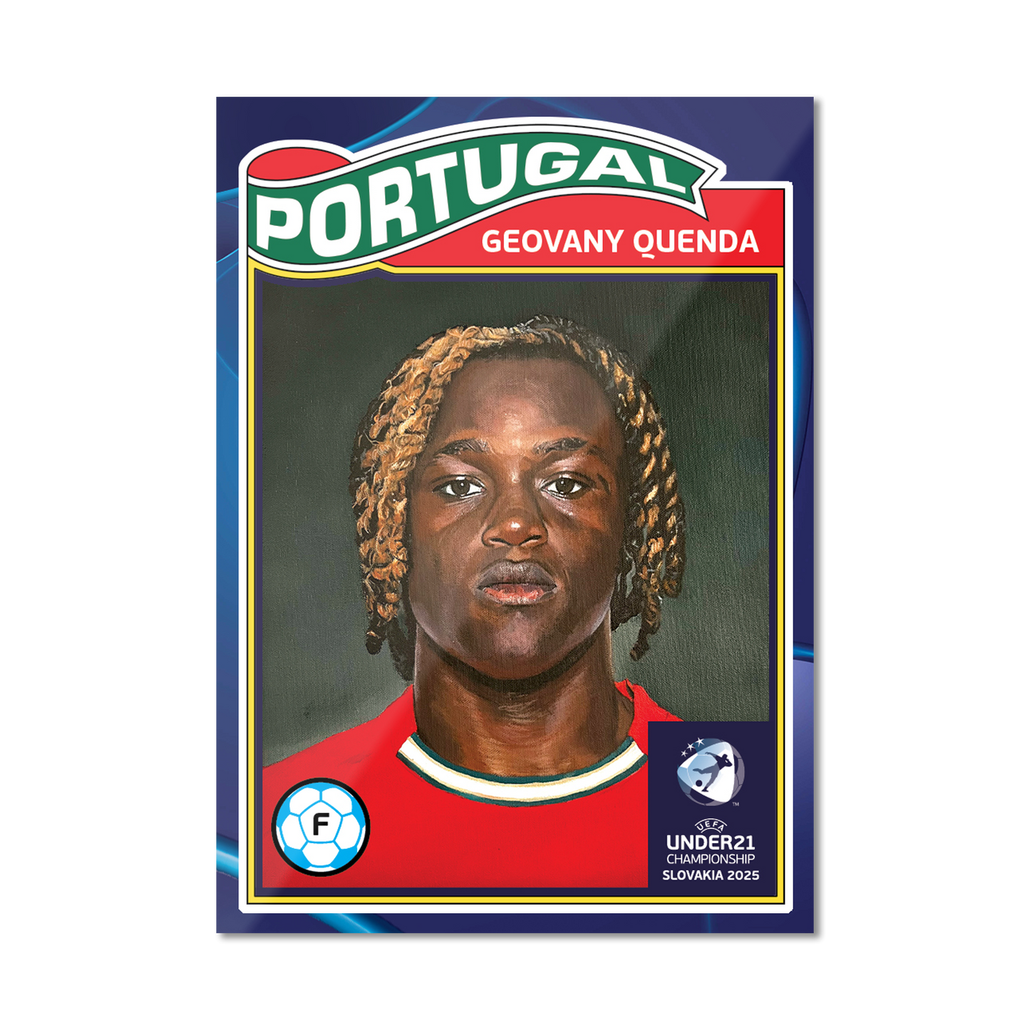 Geovany Quenda - 2025 UEFA Euro U-21 Living Set® - Card 8 - PR: 254