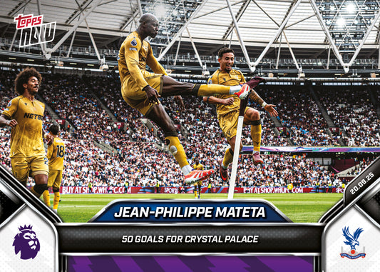 Jean-Philippe Mateta - 2025-26 Premier League Topps NOW® - Card 22 - PR: 211