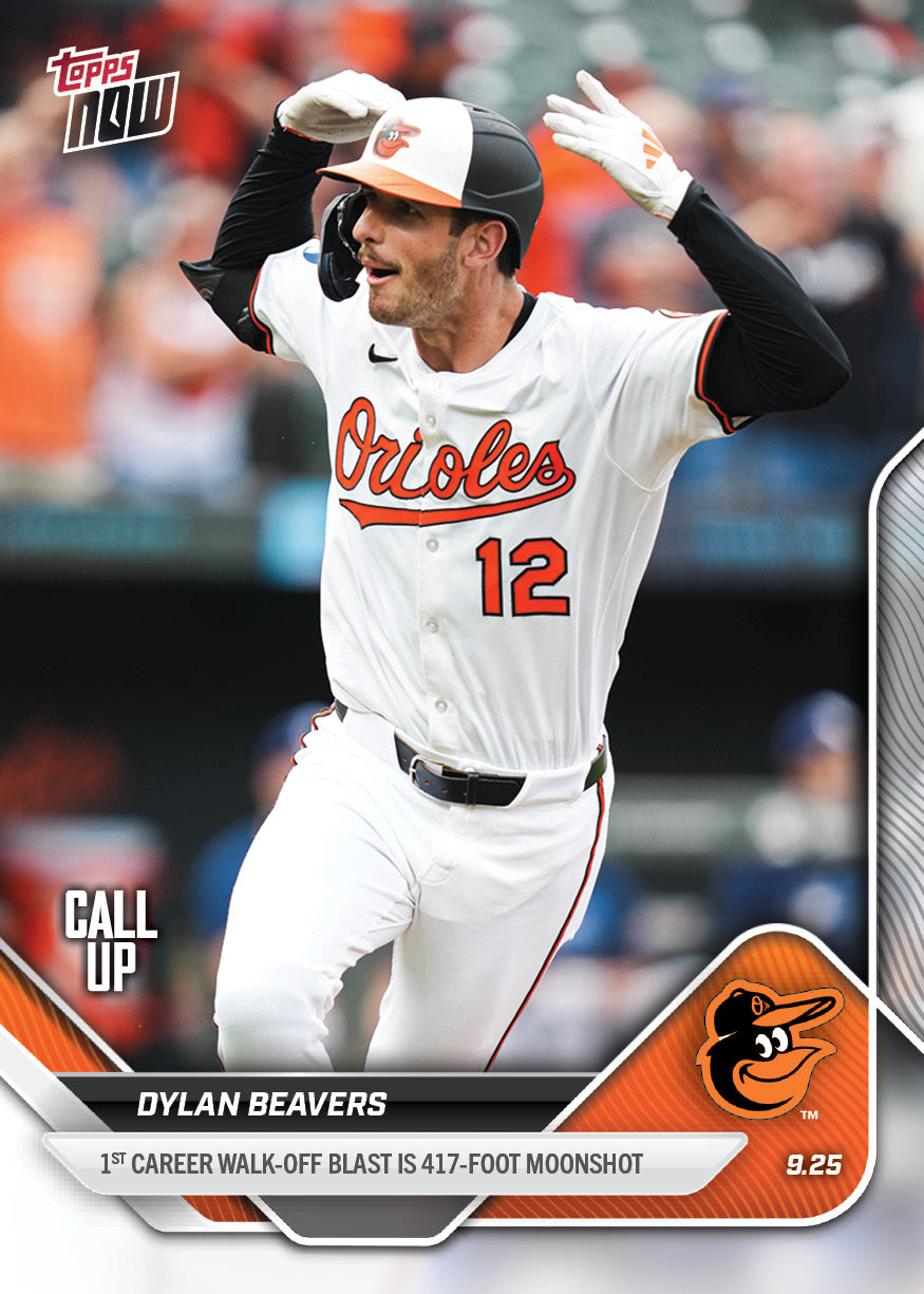 Dylan Beavers - 2025 MLB Topps NOW® - Card 774 - PR: 843